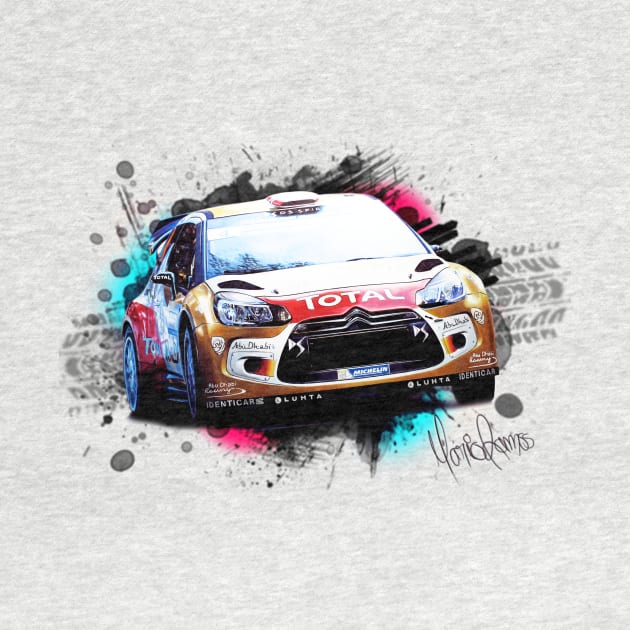 Mads Ostberg's Citroen DS3 WRC by Mario Ramos Rally Art